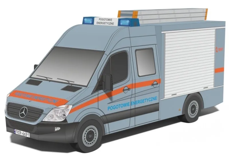 Mercedes Sprinter Plynová služba - Pogotowie Gazove